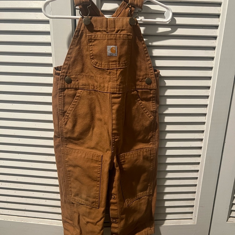 Carhartt Kids Tan Overalls